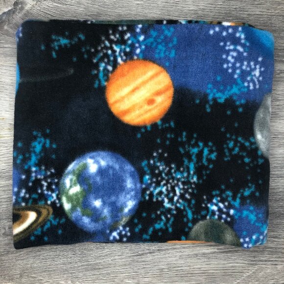 galaxy outer space stars planets gaiter neck warmer fleece Scarf Tube Earmuff - Picture 1 of 10